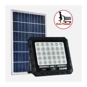 Projecteur solaire 300W totalement autonome